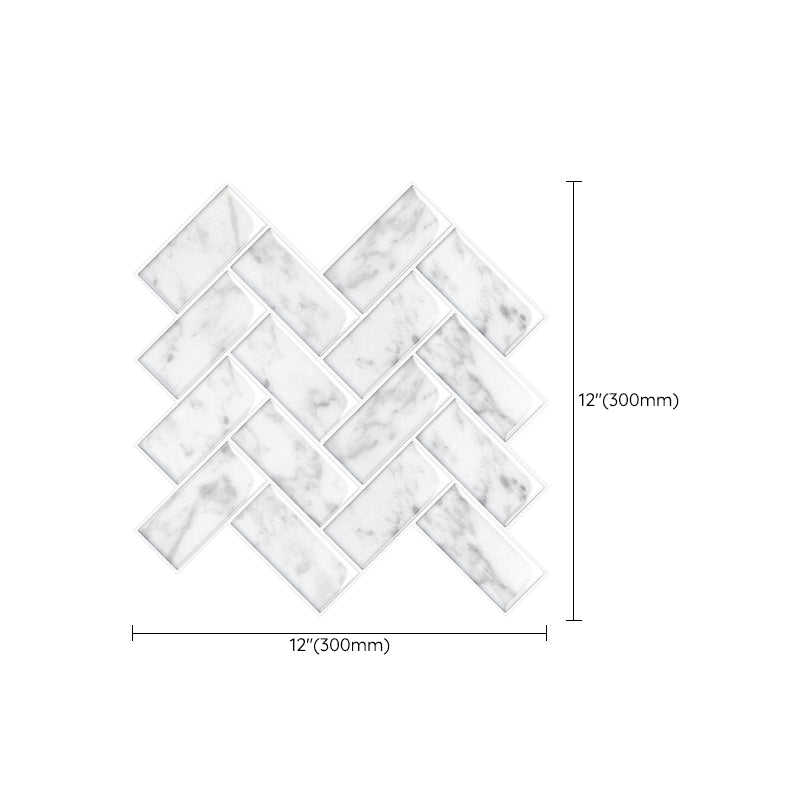 BowLift | Modern Peel and Stick Backsplash Wall Tile PVC Peel & Stick Field Tile