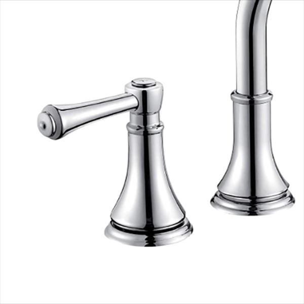 BowLift | Modern Sink Faucet Widespread Faucet with 2 Handles and 3 Holes