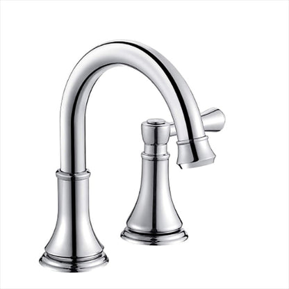 BowLift | Modern Sink Faucet Widespread Faucet with 2 Handles and 3 Holes