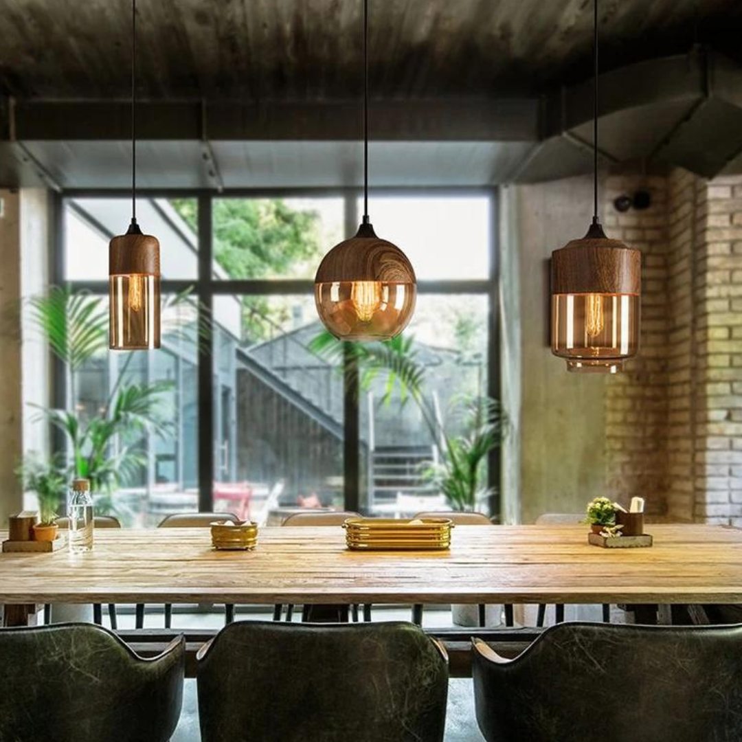 BowLift | Stylish Scandinavian Wooden Ceiling Lamp - NordLuna