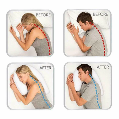 Skanto | Orthopedic Side Sleeper Pillow with Ear Hole