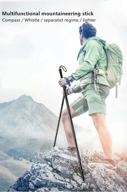 BowLift | Tactical hiking pole with multi-tool function for outdoor & emergencies