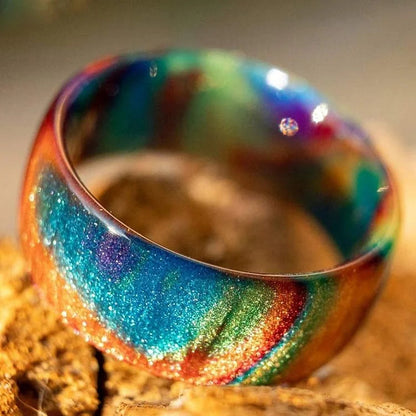 BowLift | The Colored Galaxy Opal Ring