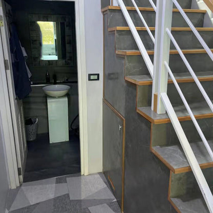 Self-adhesive PVC flooring, matte stone-look vinyl flooring