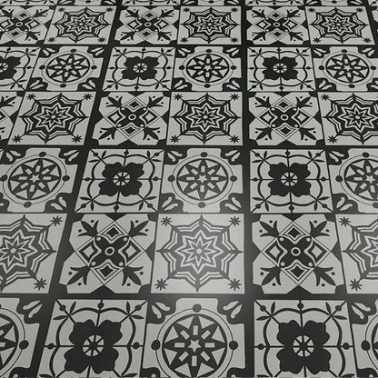 Self-adhesive PVC flooring, matte stone-look vinyl flooring