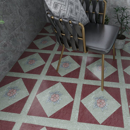 Self-adhesive PVC flooring, matte stone-look vinyl flooring