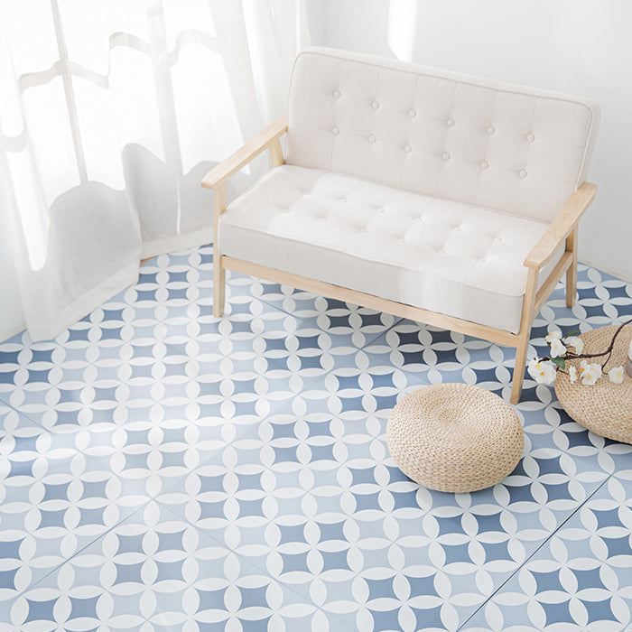 Self-adhesive PVC flooring, matte stone-look vinyl flooring