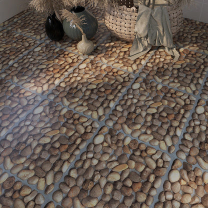 Self-adhesive PVC flooring, matte stone-look vinyl flooring
