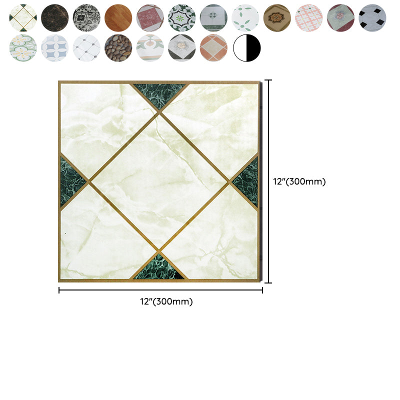 Self-adhesive PVC flooring, matte stone-look vinyl flooring