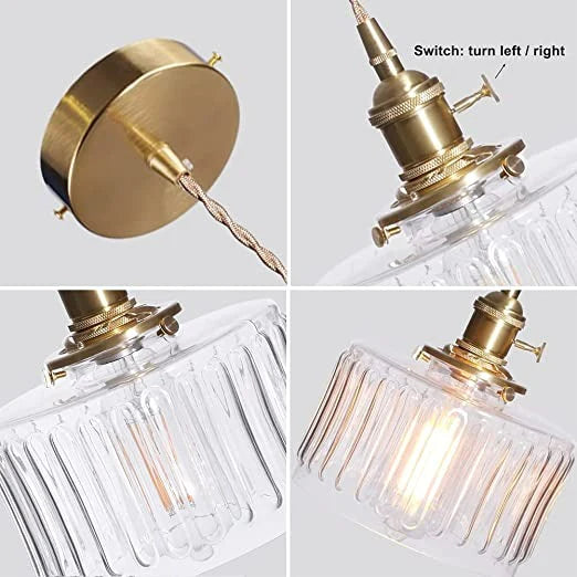 BowLift | CrystalGlare - Vintage Crystal Pendant Lamp