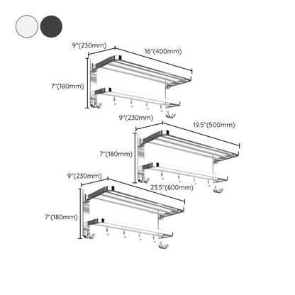 BowLift | Contemporary Chrome Bathroom Hardware Set Polished Chrome Bathroom Set Made of Stainless Steel