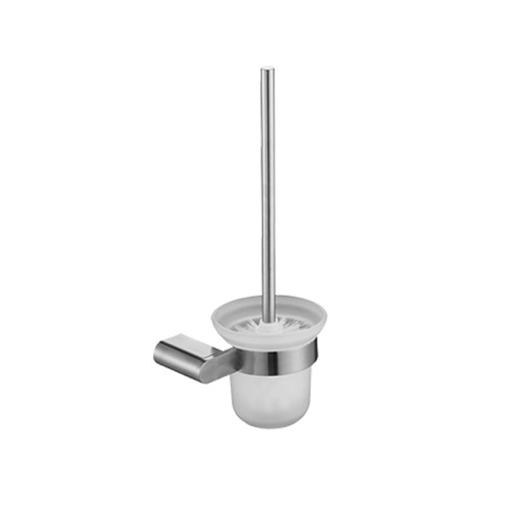 BowLift | 5-piece modern bathroom accessory set made of stainless steel with towel rail/robe hooks/toilet paper holder