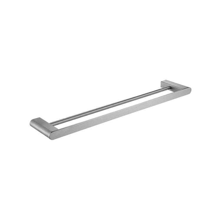 BowLift | 5-piece modern bathroom accessory set made of stainless steel with towel rail/robe hooks/toilet paper holder