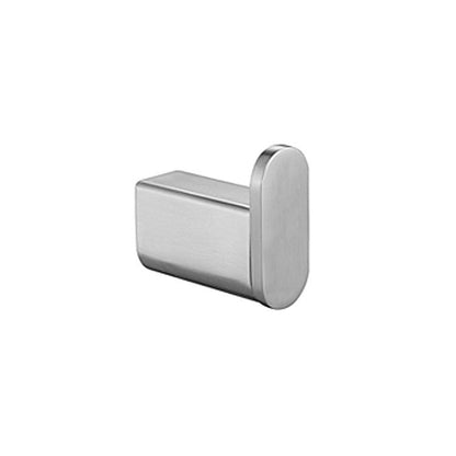 BowLift | 5-piece modern bathroom accessory set made of stainless steel with towel rail/robe hooks/toilet paper holder