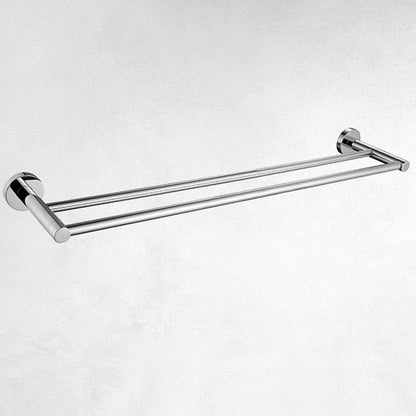BowLift | Polished Chrome Modern Bathroom Accessories Set with Towel Bar/Paper Holder
