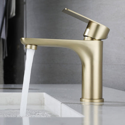 BowLift | Modern Vessel Faucet Copper Single Handle Low Arc Vessel Faucet for Home