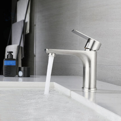 BowLift | Modern Vessel Faucet Copper Single Handle Low Arc Vessel Faucet for Home