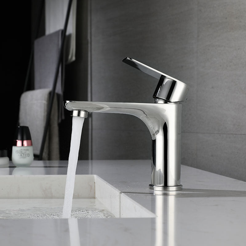 BowLift | Modern Vessel Faucet Copper Single Handle Low Arc Vessel Faucet for Home