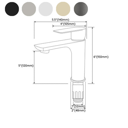 BowLift | Modern Vessel Faucet Copper Single Handle Low Arc Vessel Faucet for Home