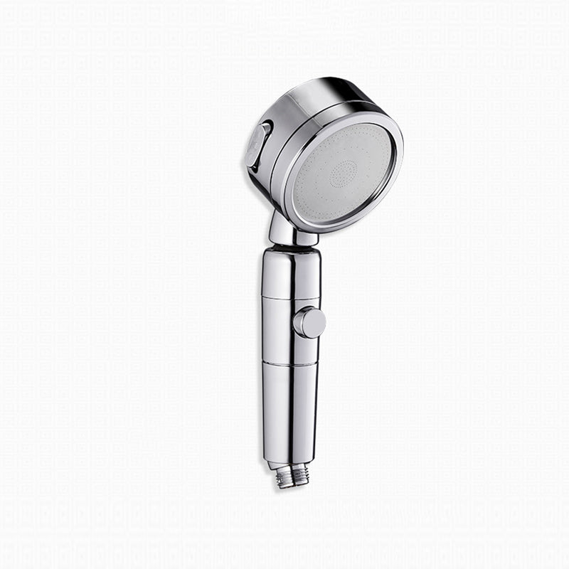 BowLift | Contemporary Handheld Showerhead Round 3 Setting Sprayhead in Silver