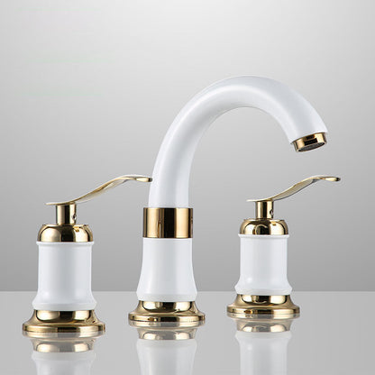 BowLift | Modern Vessel Faucet Metal Lever Handles Low Arc Vessel Faucet for Home