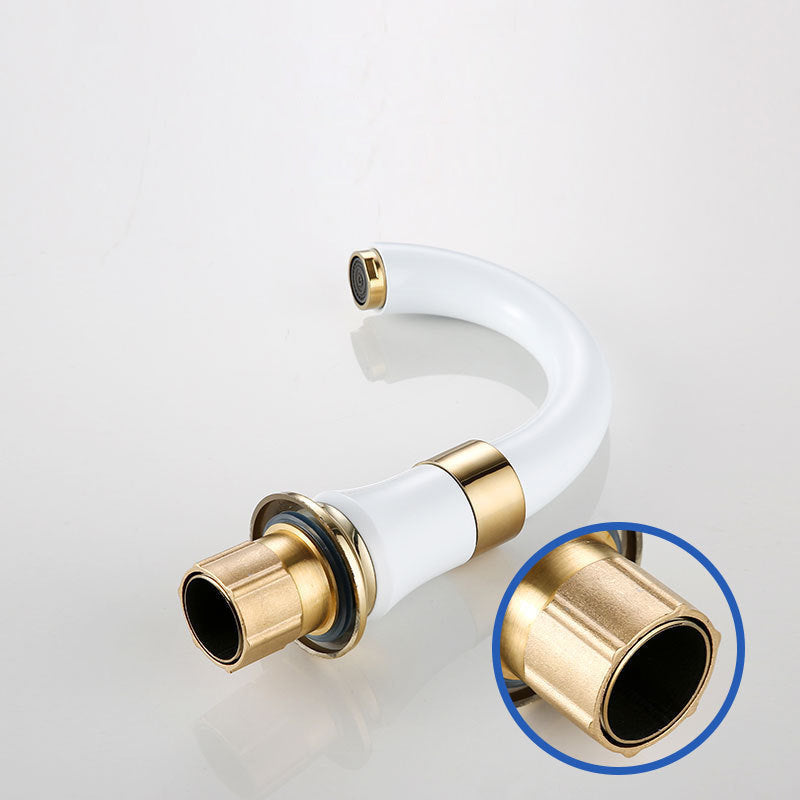 BowLift | Modern Vessel Faucet Metal Lever Handles Low Arc Vessel Faucet for Home