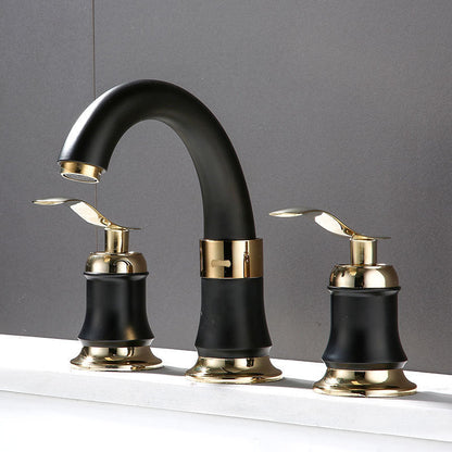 BowLift | Modern Vessel Faucet Metal Lever Handles Low Arc Vessel Faucet for Home