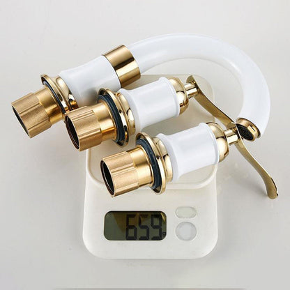 BowLift | Modern Vessel Faucet Metal Lever Handles Low Arc Vessel Faucet for Home
