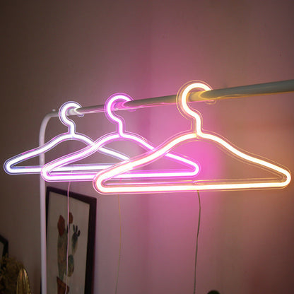 BowLift | LightHanger LED Clothes Hanger – Rechargeable Illuminated Hanger with Luxury Neon Light