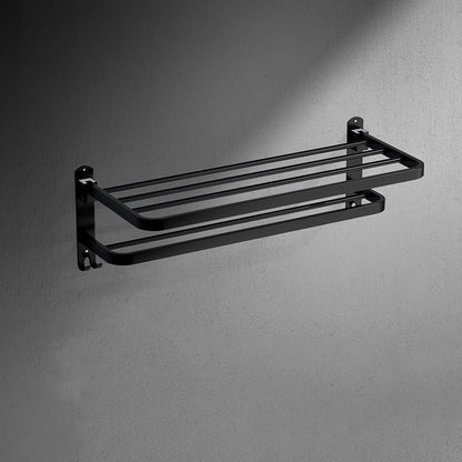 Black modern bathroom accessory set Stainless steel bathroom fixtures