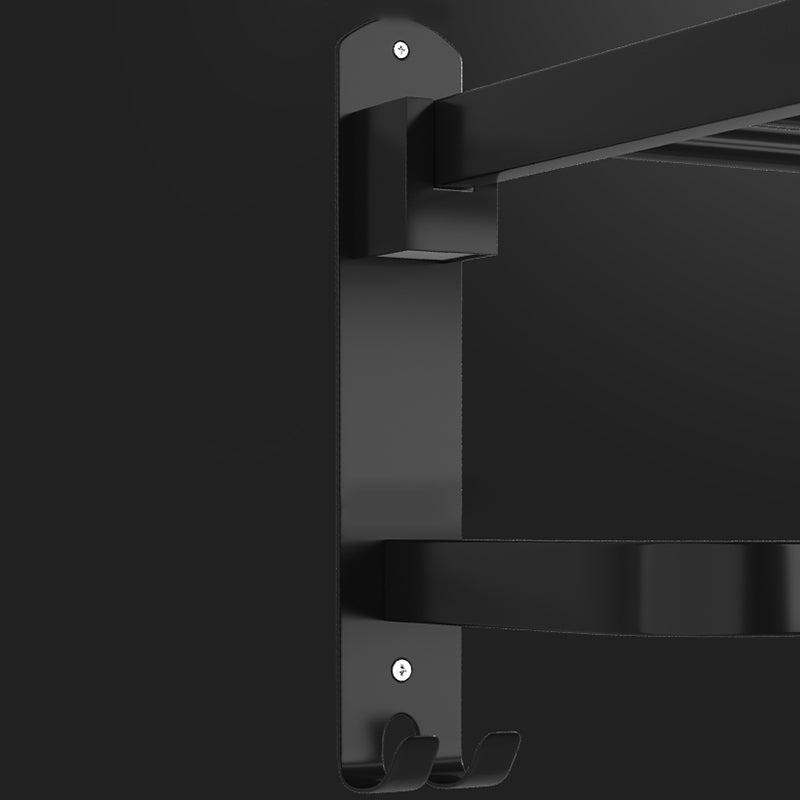 Black modern bathroom accessory set Stainless steel bathroom fixtures
