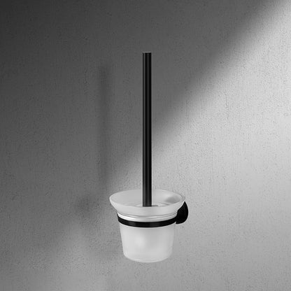 Black modern bathroom accessory set Stainless steel bathroom fixtures