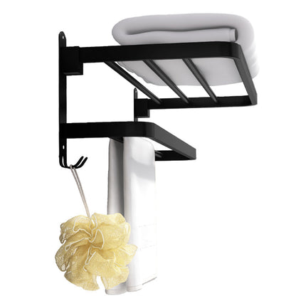Black modern bathroom accessory set Stainless steel bathroom fixtures