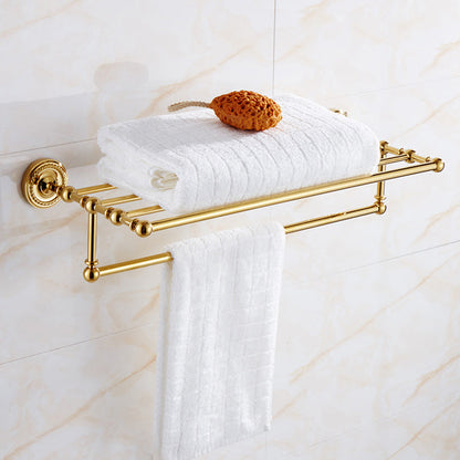 BowLift | Traditional Golden Bathroom Accessories Set Copper Bathroom Set