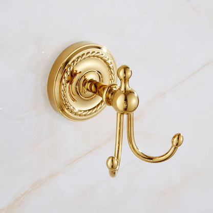 BowLift | Traditional Golden Bathroom Accessories Set Copper Bathroom Set