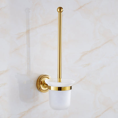 BowLift | Traditional Golden Bathroom Accessories Set Copper Bathroom Set