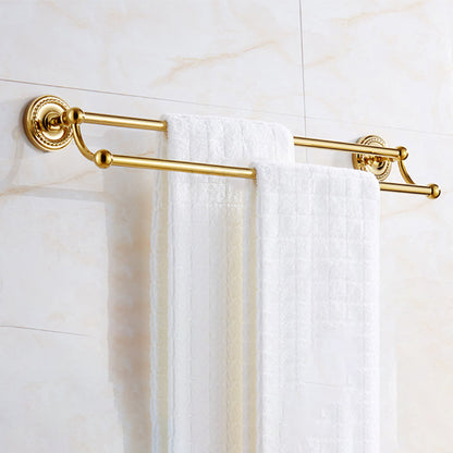 BowLift | Traditional Golden Bathroom Accessories Set Copper Bathroom Set