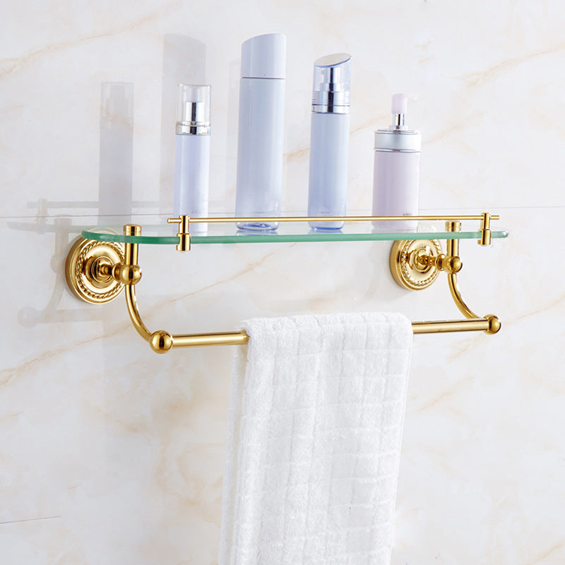 Skanto | Traditional Gold Bathroom Fixture Set Copper Bathroom Set