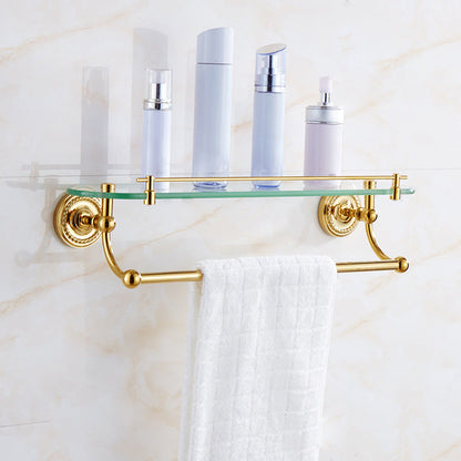 Skanto | Traditional Gold Bathroom Fixture Set Copper Bathroom Set