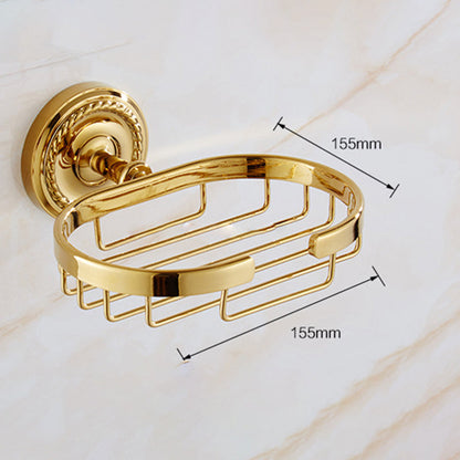 Skanto | Traditional Gold Bathroom Fixture Set Copper Bathroom Set