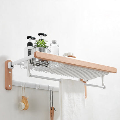 BowLift | White Bathroom Set Solid Wood & Aluminium Bathroom Accessories individually or as a set