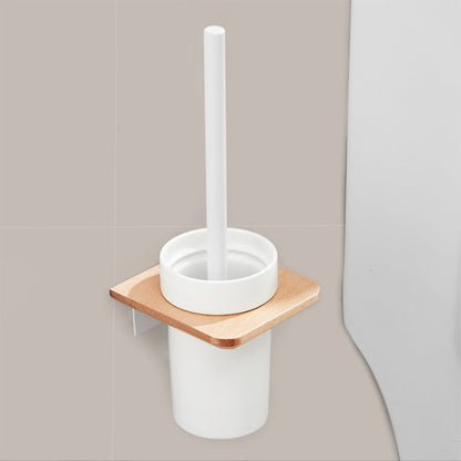 BowLift | White Bathroom Set Solid Wood & Aluminium Bathroom Accessories individually or as a set