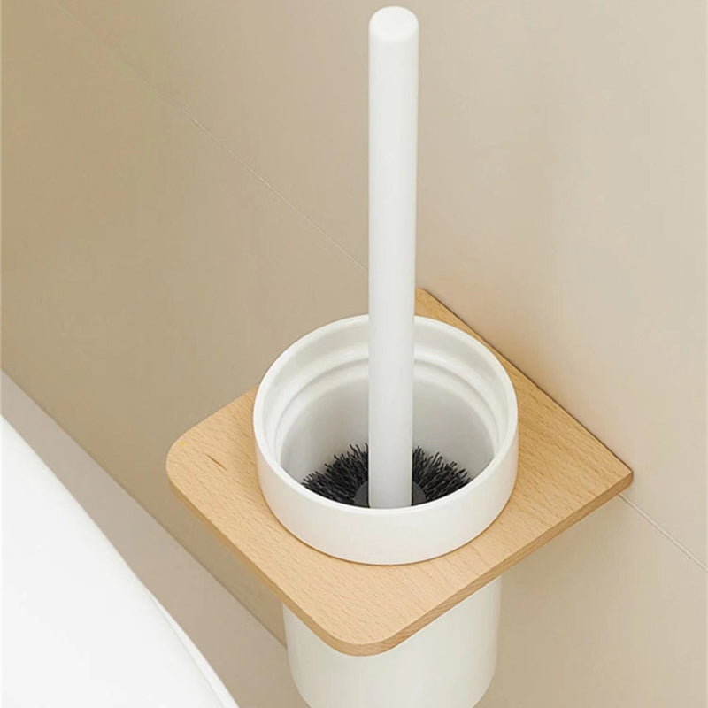 BowLift | White Bathroom Set Solid Wood & Aluminium Bathroom Accessories individually or as a set