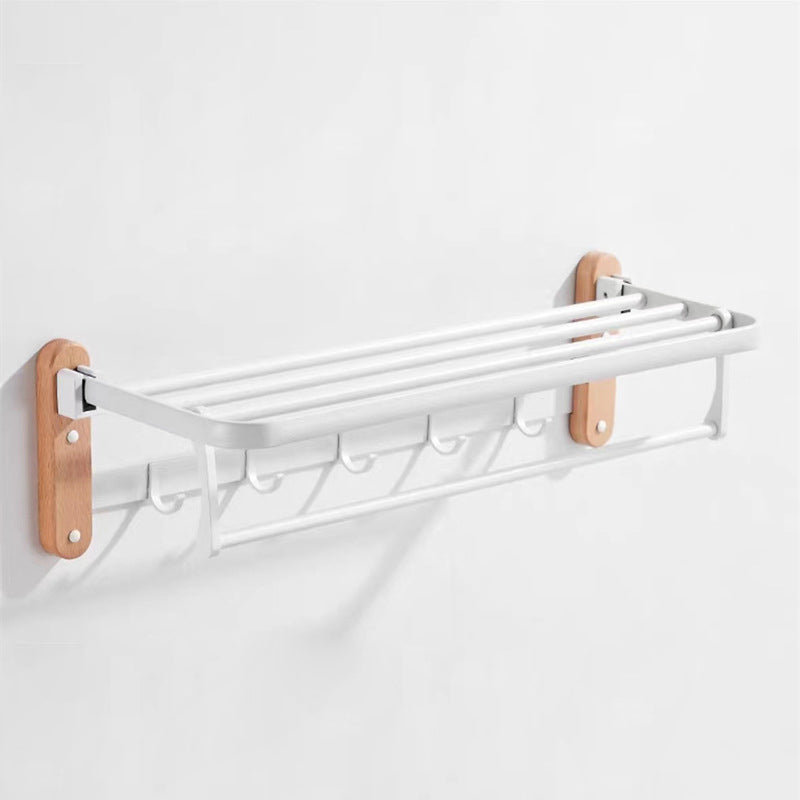 BowLift | White Bathroom Set Solid Wood & Aluminium Bathroom Accessories individually or as a set
