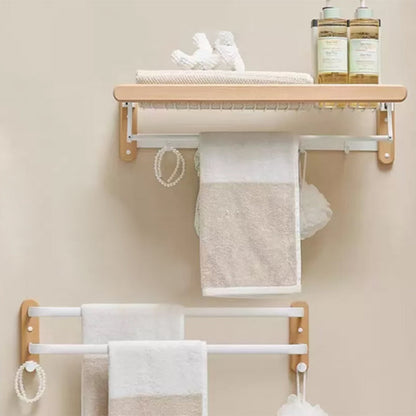 BowLift | White Bathroom Set Solid Wood & Aluminium Bathroom Accessories individually or as a set