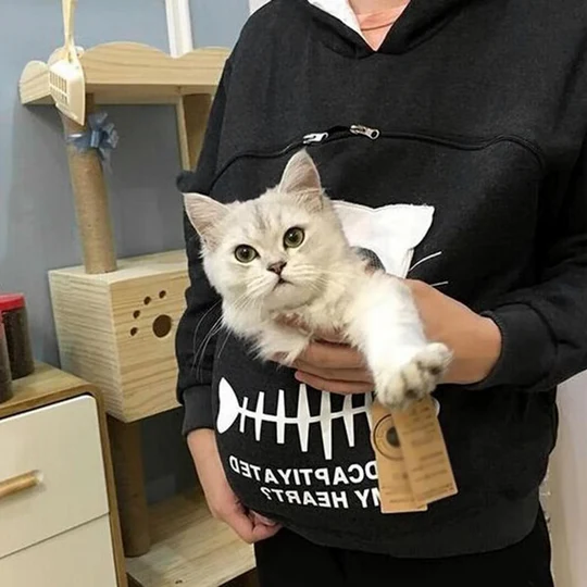 Skanto | Cat Lover Hoodie Pouch - Perfect Pet Gift