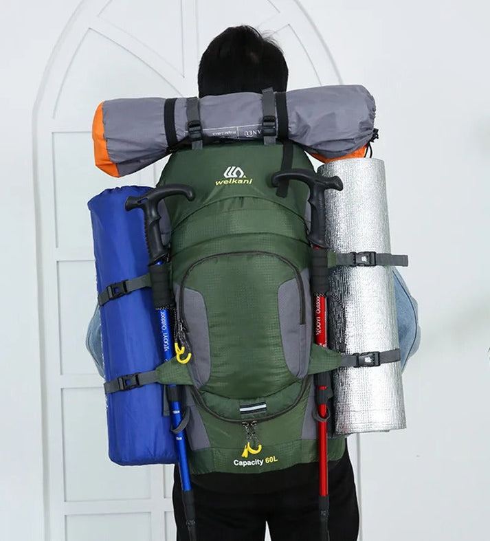 Skanto | 60L Waterproof Backpack – Ultimate Outdoor Backpack for All Adventures