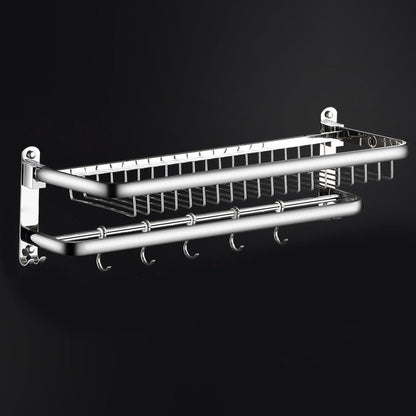 BowLift | Classic Polished Chrome Bathroom Accessory Set Towel Rail/Paper Holder/Bathrobe Hook Included