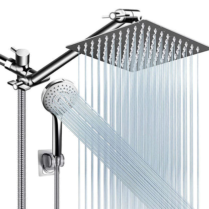 BowLift | Modern shower combination spray 5 setting patterns handheld shower head with large shower head