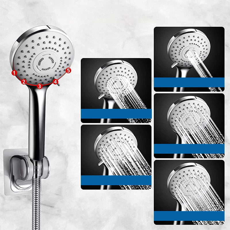 BowLift | Modern shower combination spray 5 setting patterns handheld shower head with large shower head